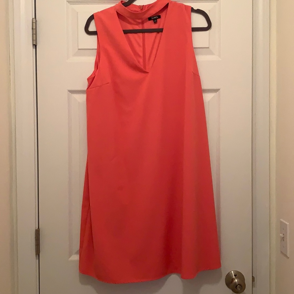 Coral dress